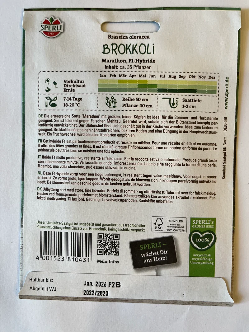 Brokkoli F1-Hybride