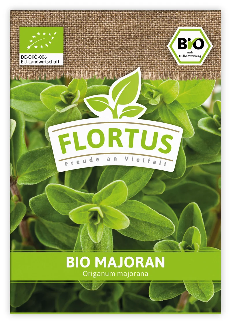 Majoran (100 Tütchen) | BIO Majoransamen von FLORTUS
