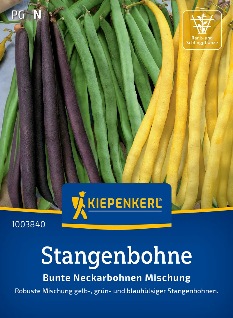 Stangenbohne Mix Neckarkönigin Neckargold Blauhilde Saatgut