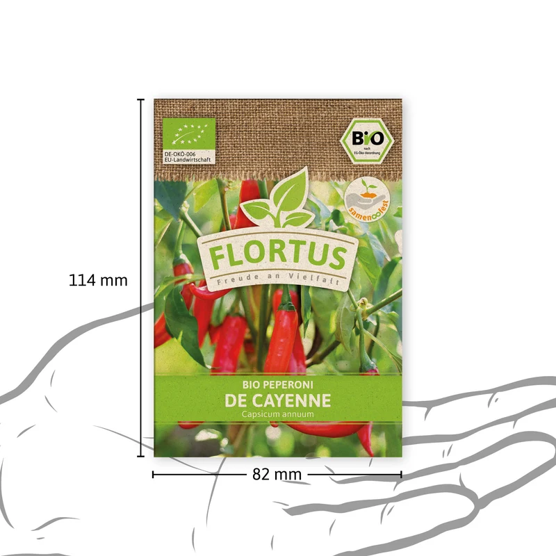 Peperoni De Cayenne | BIO Peperonisamen von FLORTUS