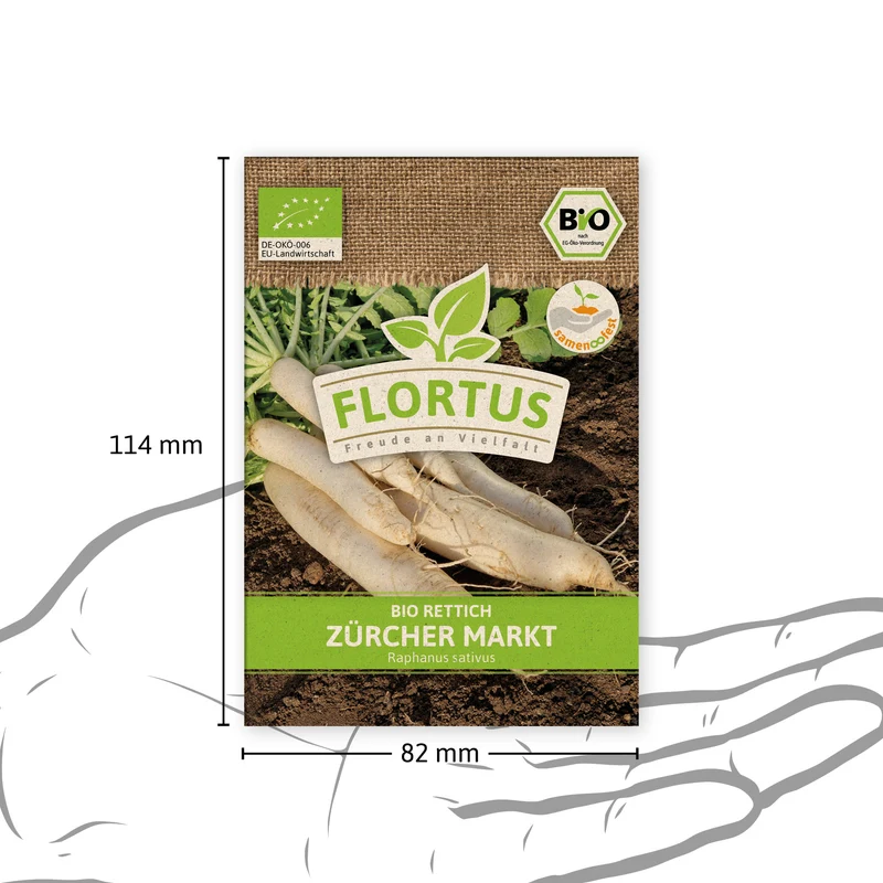Rettich Zürcher Markt | BIO Rettichsamen von FLORTUS