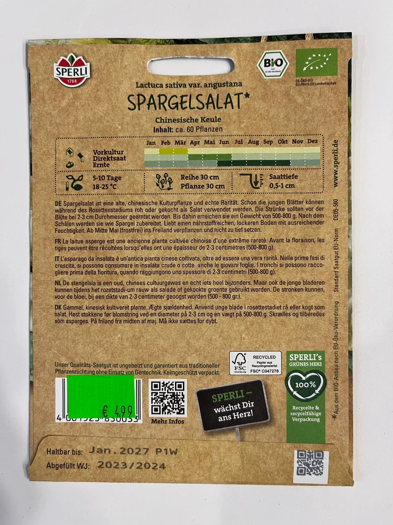 Spargelsalat Chinesische Keule