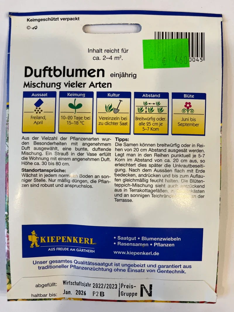 Duftblumen Mischung vieler Arten