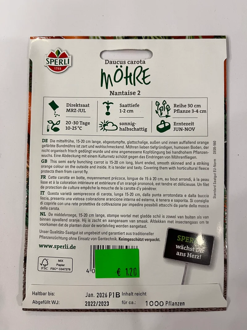 Möhren Nantaise