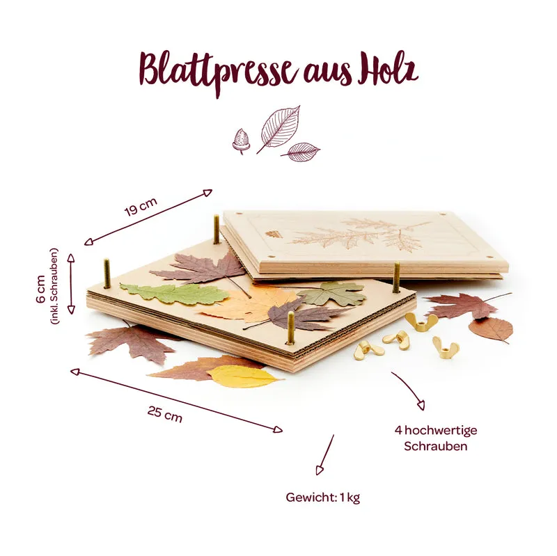 Blattpresse für Blätter & Blüten