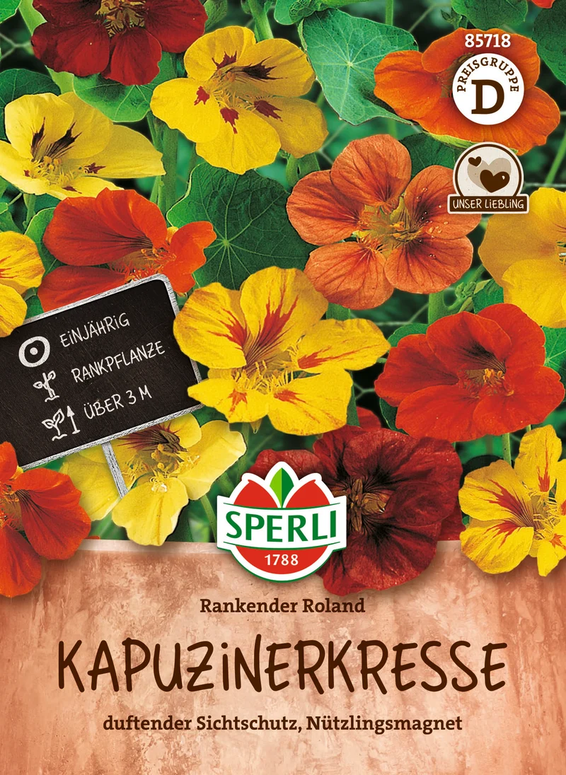 Kapuzinerkresse Rankender Roland Saatgut