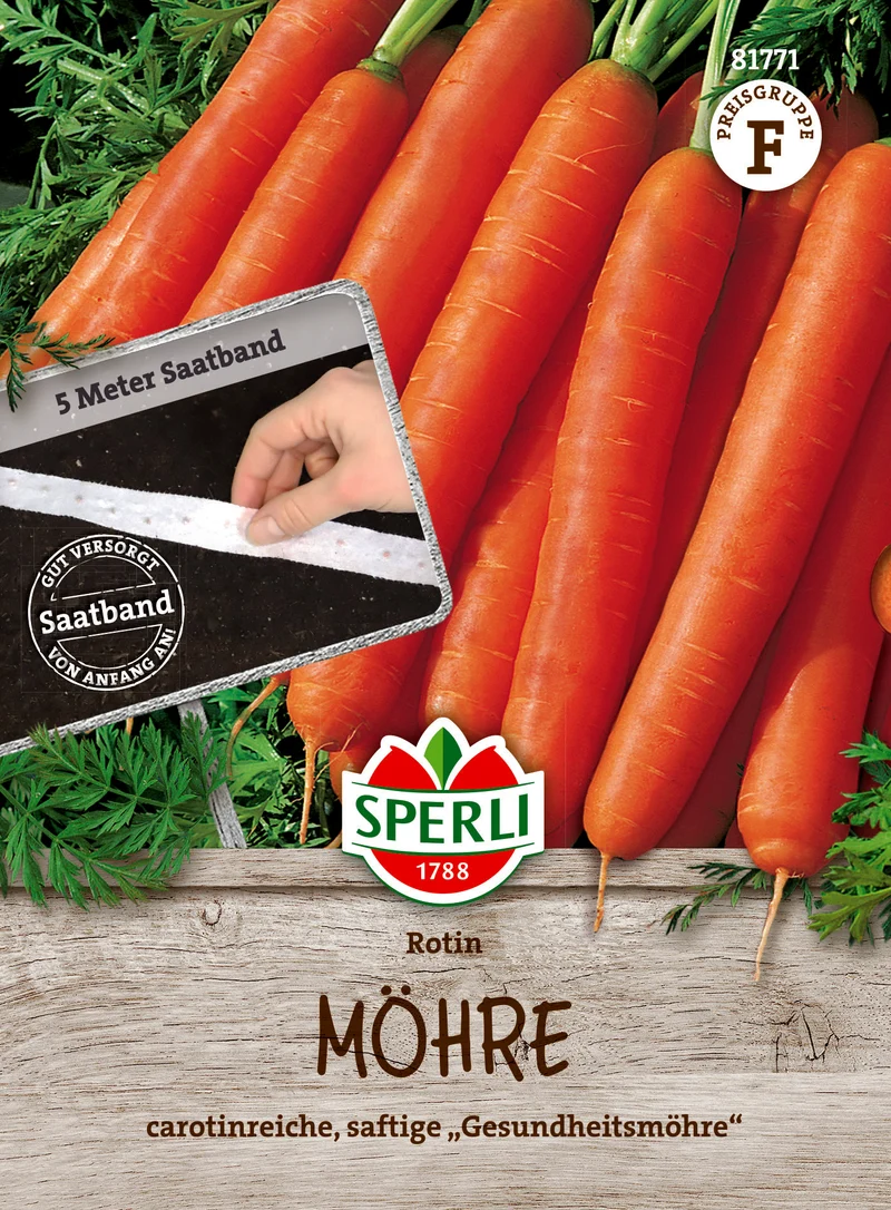 Möhre Rotin Saatband
