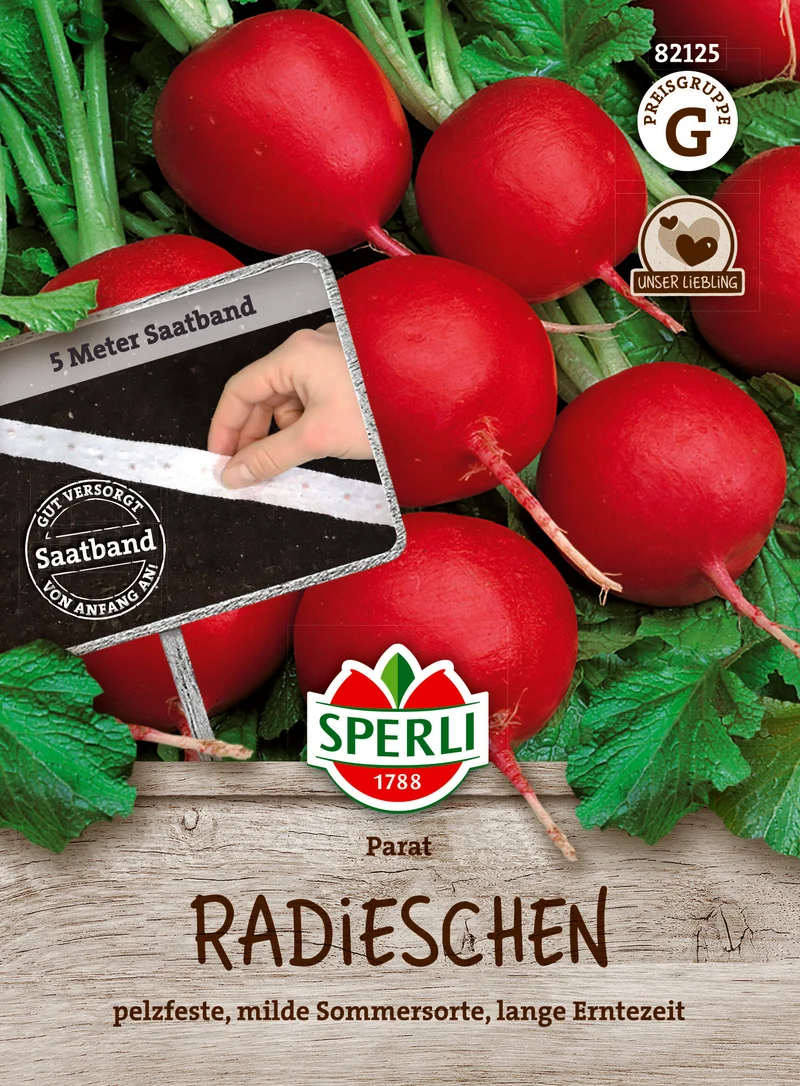 Radieschen Parat Saatband