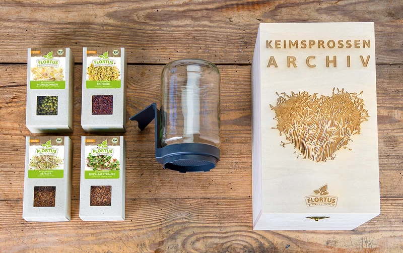 Keimsprossen Archiv - Einsteiger Set (4 Sorten) | BIO Keimsprossen Sets von FLORTUS