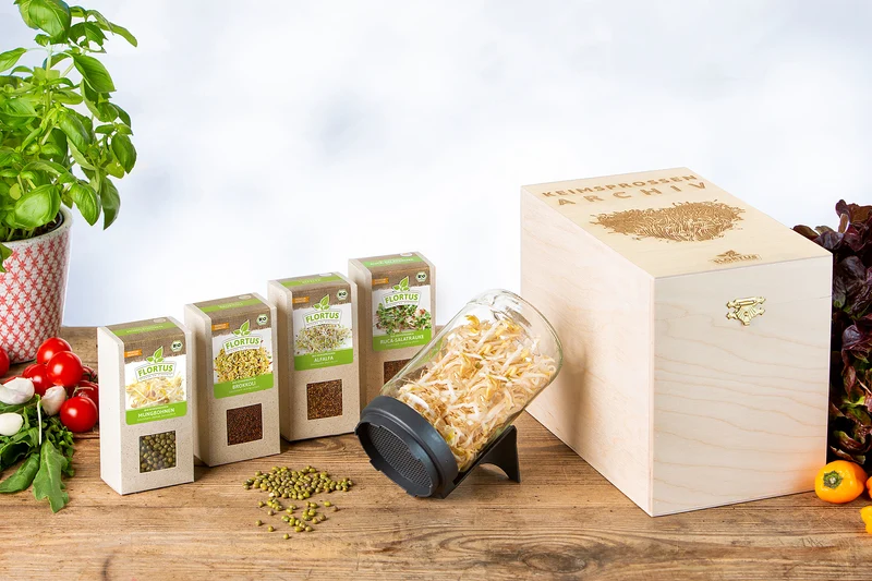 Keimsprossen Archiv - Einsteiger Set (4 Sorten) | BIO Keimsprossen Sets von FLORTUS