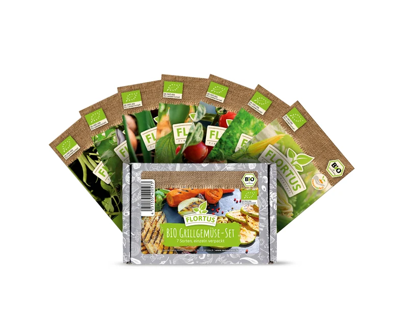 Grillgemüse-Set (7 Sorten) | BIO Gemüsesamen-Sets von FLORTUS