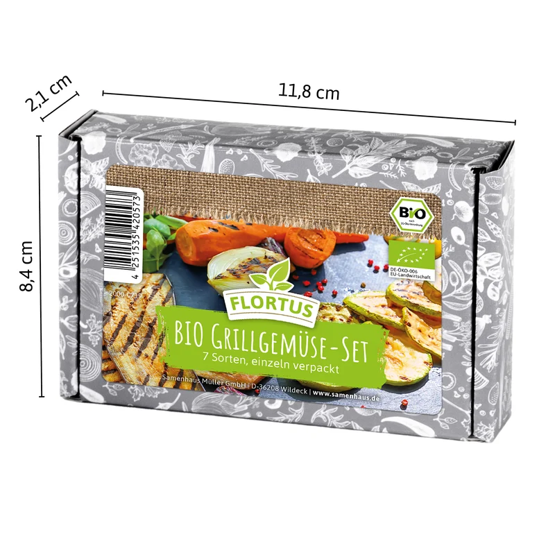 Grillgemüse-Set (7 Sorten) | BIO Gemüsesamen-Sets von FLORTUS
