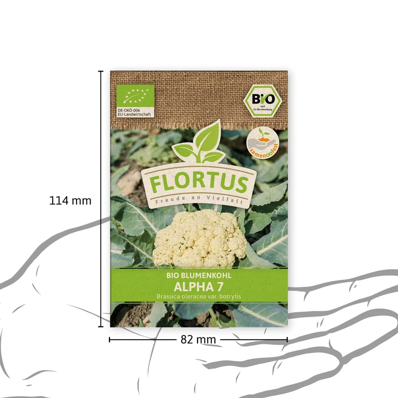 Blumenkohl Alpha 7 | BIO Kohlsamen von FLORTUS