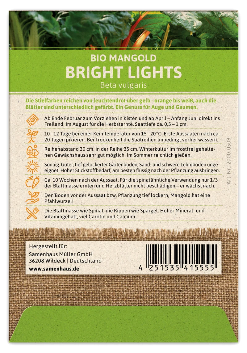 Mangold Bright Lights | BIO Mangoldsamen von FLORTUS