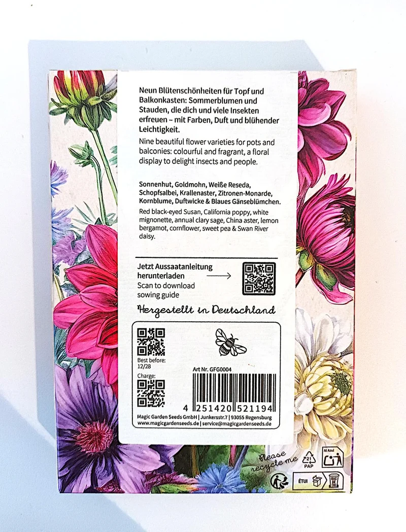 Balkon Blumen Samenset