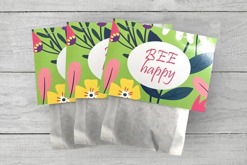 Blumengruß "BEE HAPPY"