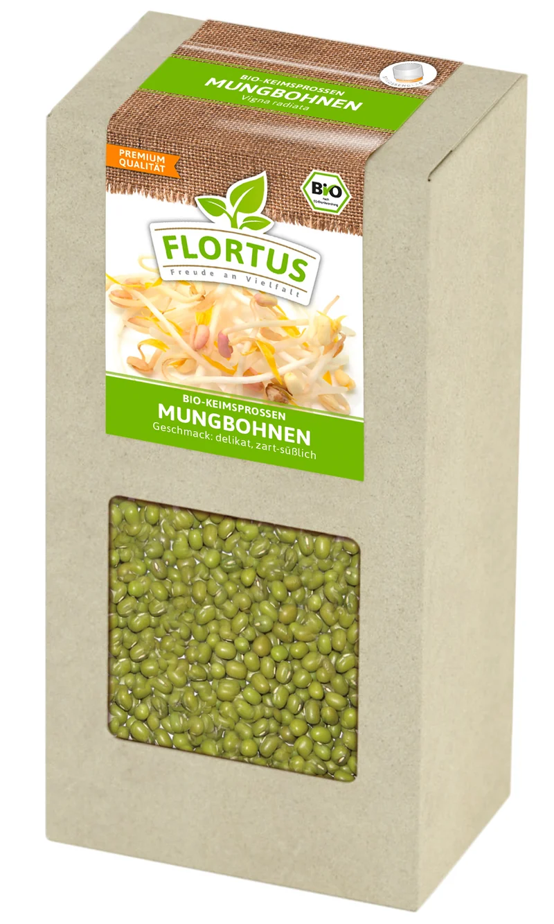 Keimsprossen Mungbohnen | BIO Keimsprossen von FLORTUS