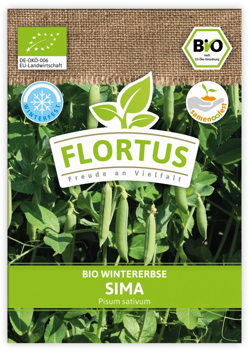 Wintererbse Sima | BIO Markerbsensamen von FLORTUS