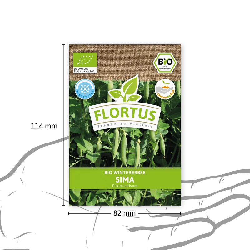 Wintererbse Sima | BIO Markerbsensamen von FLORTUS