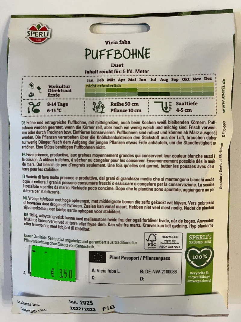 Puffbohne Duett