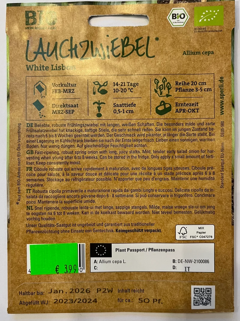 Bio-Lauchzwiebel