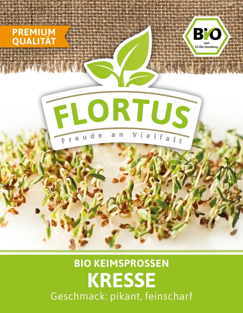 Keimsprossen Kresse | BIO Keimsprossen von FLORTUS