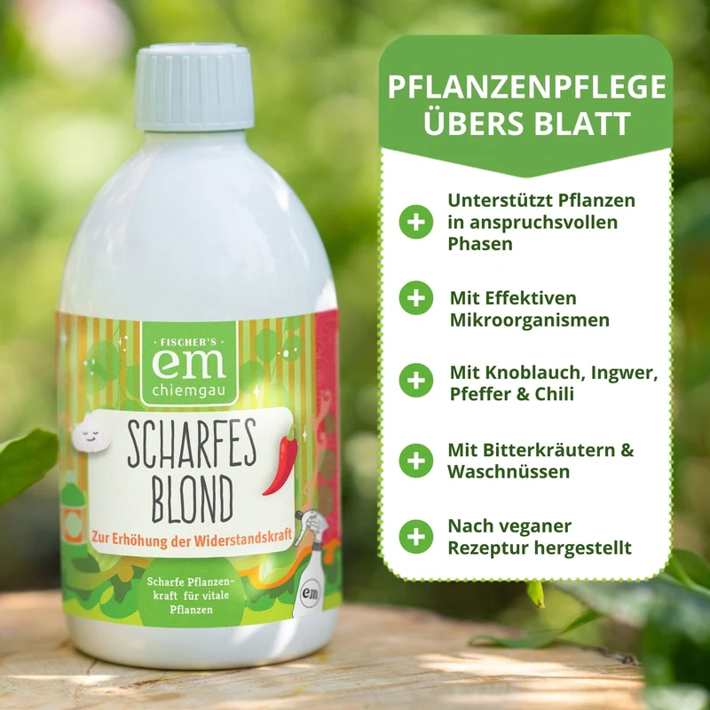 Scharfes Blond Pflanzenpflegemittel