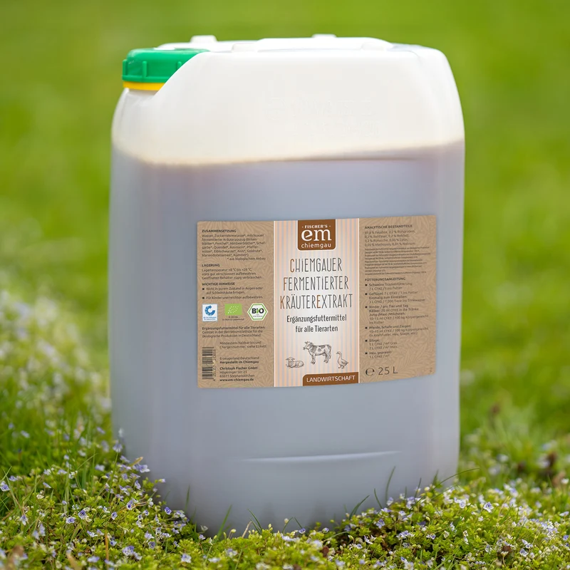 Chiemgauer Fermentierter Kräuterextrakt (CFKE), Großgebinde