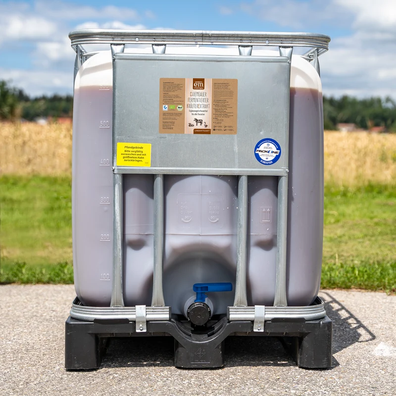 Chiemgauer Fermentierter Kräuterextrakt (CFKE), Großgebinde