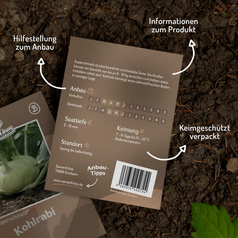 Kohlrabi Superschmelz Samen