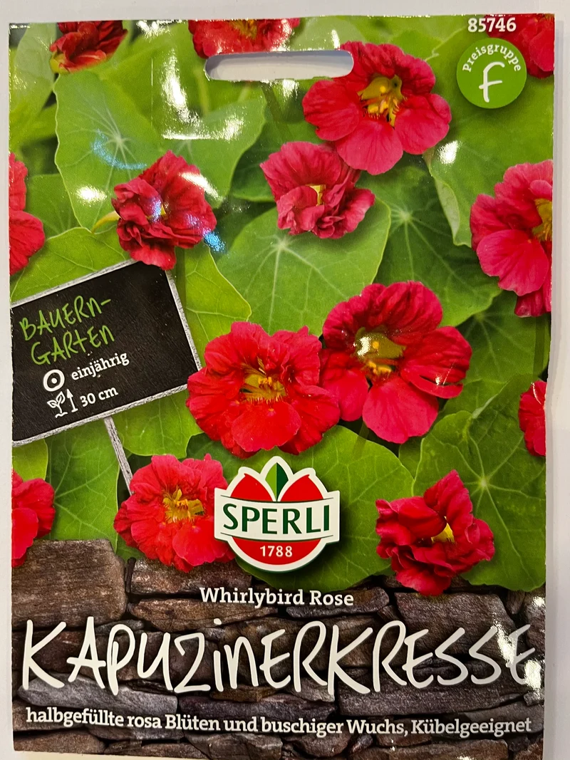 Kapuzinerkresse Whirlbird Rose