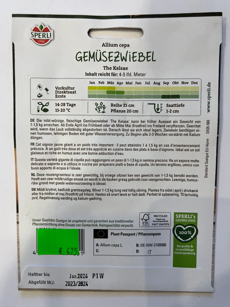 Gemüsezwiebel The Kelsae