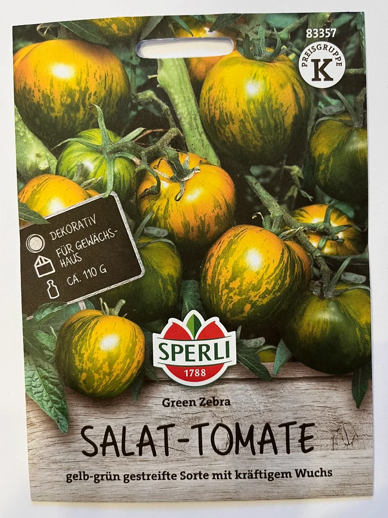 Salat-Tomate Green Zebra
