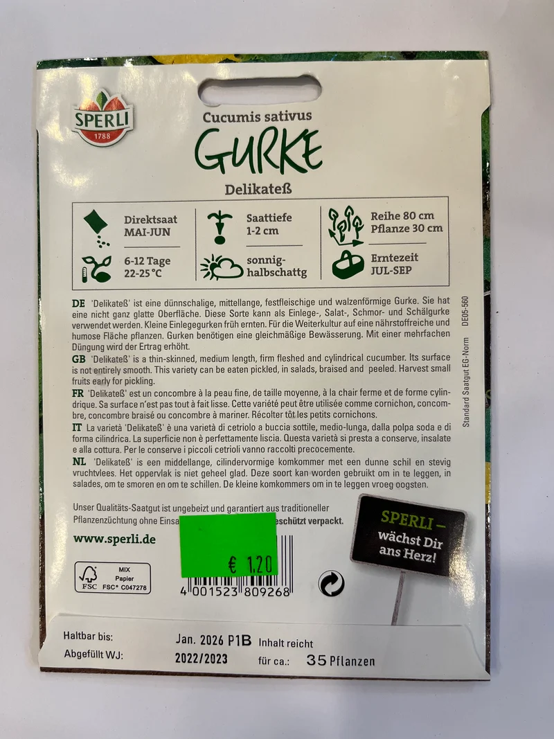 Einlegegurke Delikateß