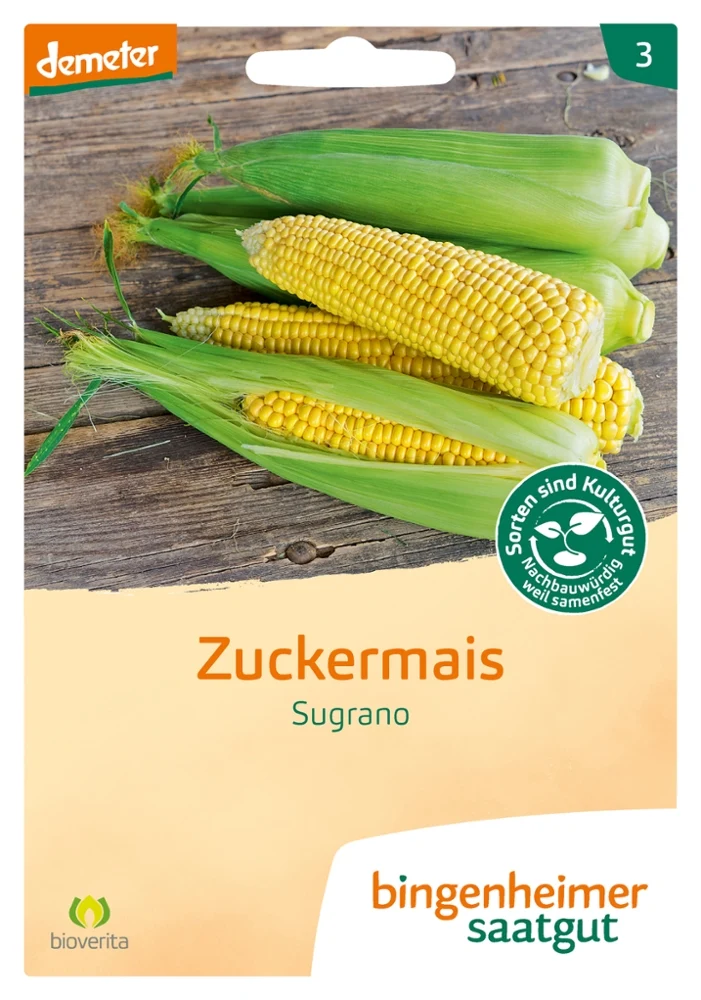 BIO Saatgut Zuckermais Sugrano