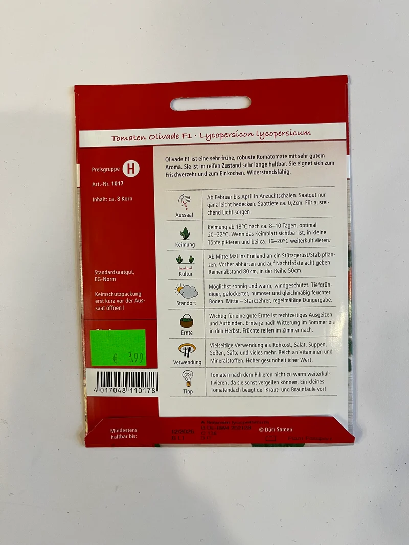Romatomate Olivade F1-Hybride