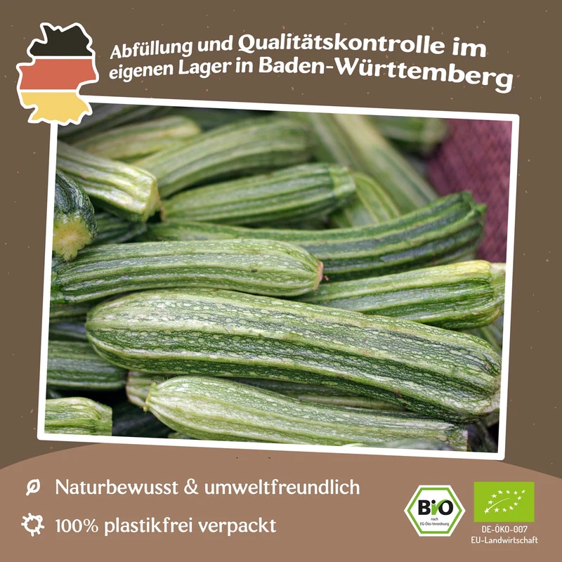 Bio-Zucchini Romanesco Samen