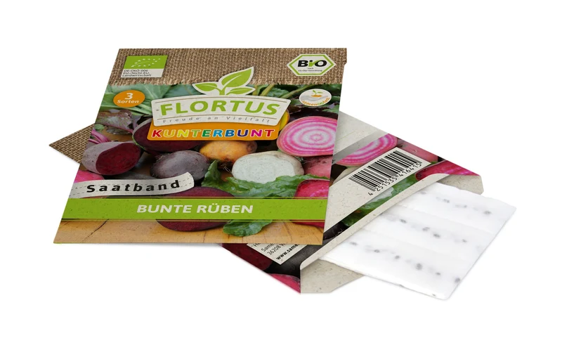 Bunte Rüben (Saatband) | BIO Saatbänder & Saatplatten von FLORTUS