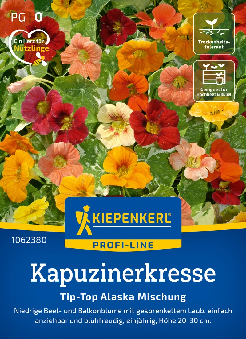 Kapuzinerkresse Tip Top Alaska Mischung Saatgut