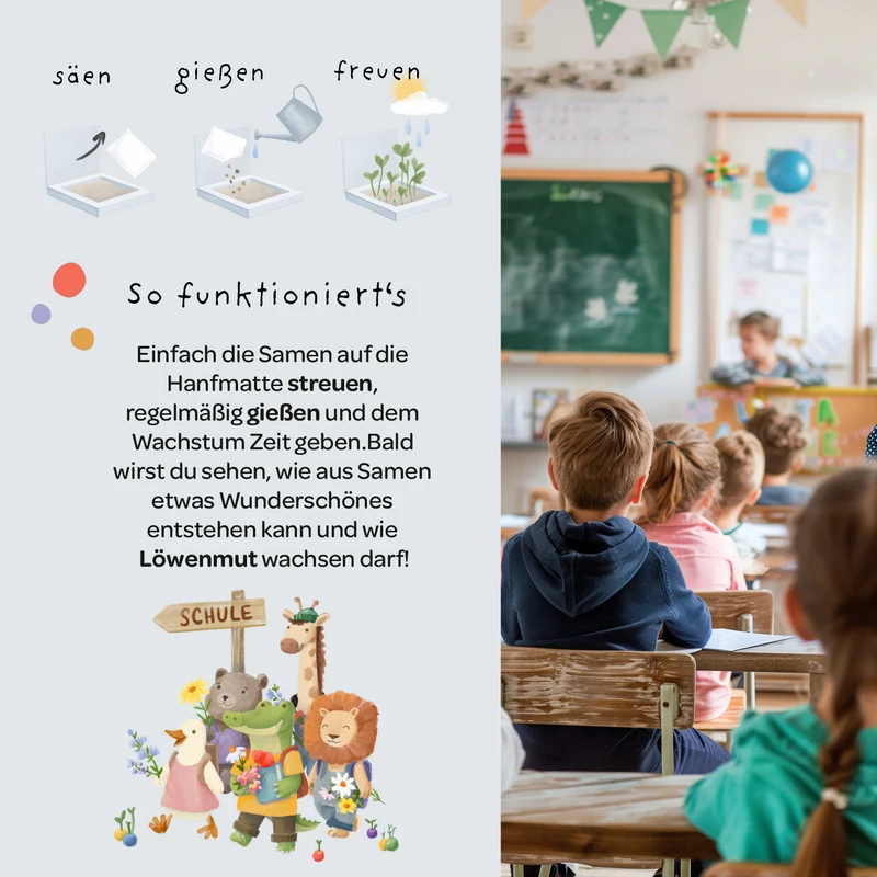 Pflanzkästchen – Mutblumen