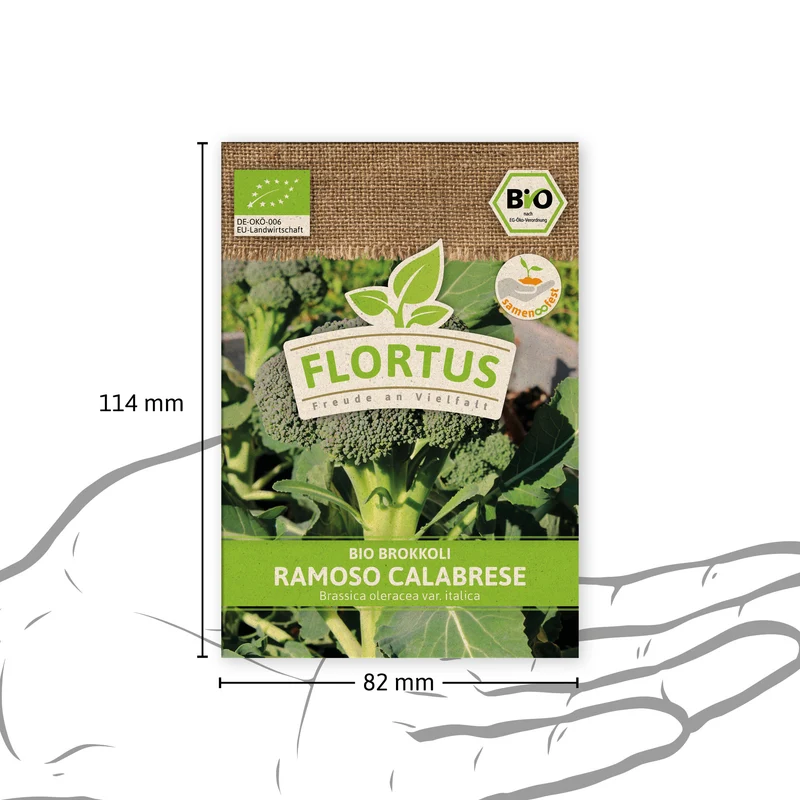 Brokkoli Ramoso Calabrese | BIO Kohlsamen von FLORTUS
