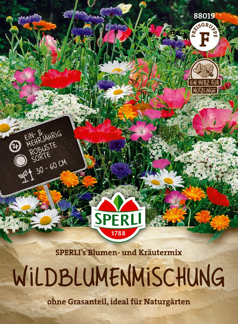 Wildblumenmischung Blumen und Kräutermix Saatgut