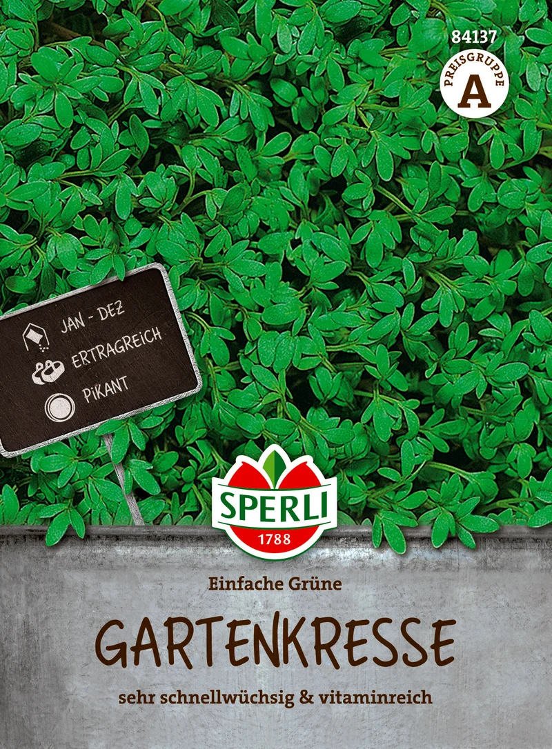 Gartenkresse Einfache Grüne Saatgut