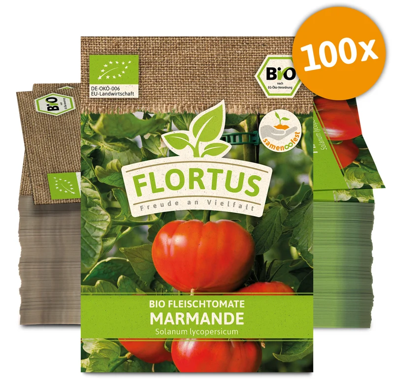 Fleischtomate Marmande (100 Stück) | BIO Tomatensamen von FLORTUS