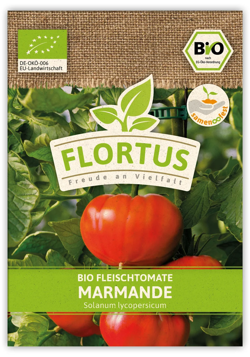 Fleischtomate Marmande (100 Stück) | BIO Tomatensamen von FLORTUS