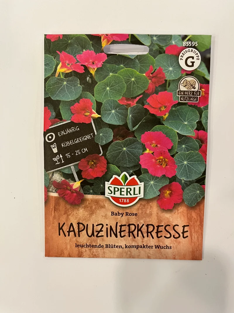 Kapuzinerkresse Baby Rose