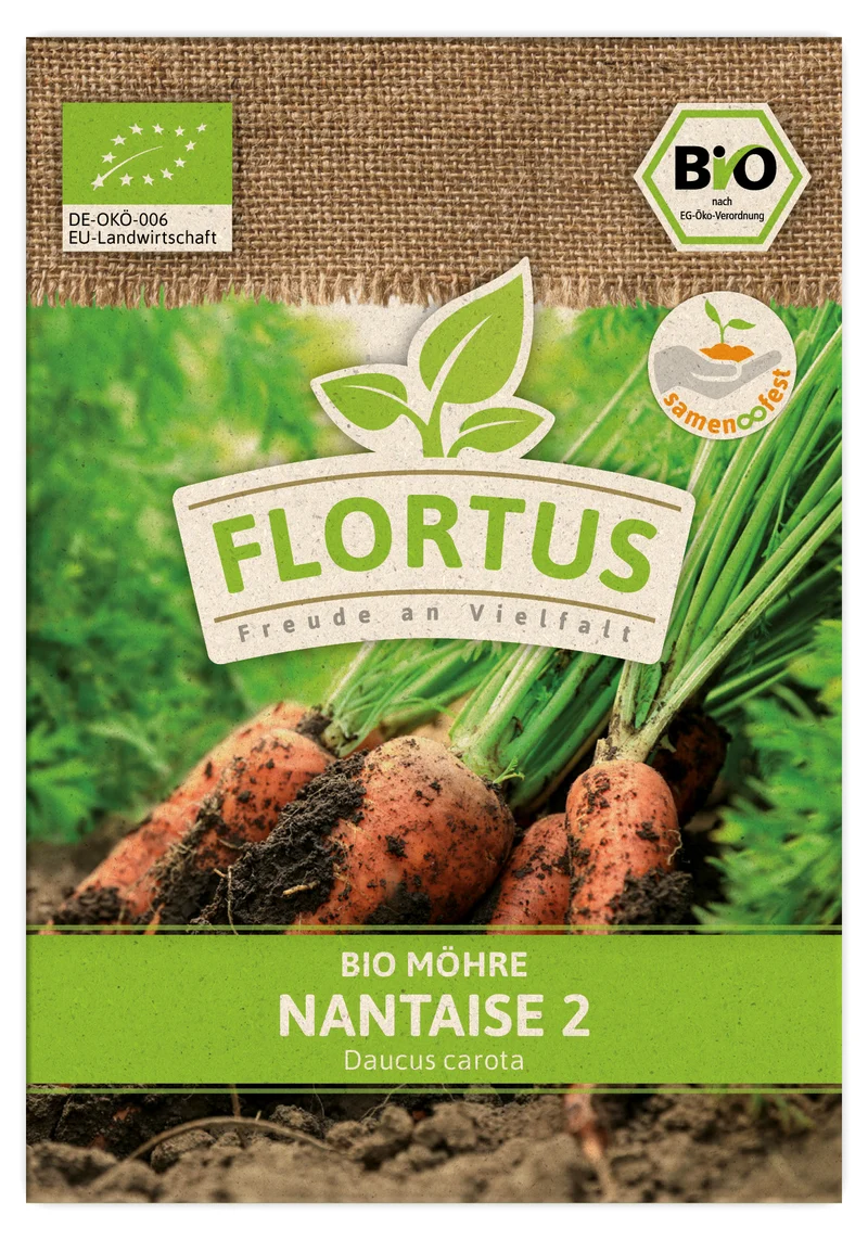 Möhre Nantaise 2 | BIO Möhrensamen von FLORTUS