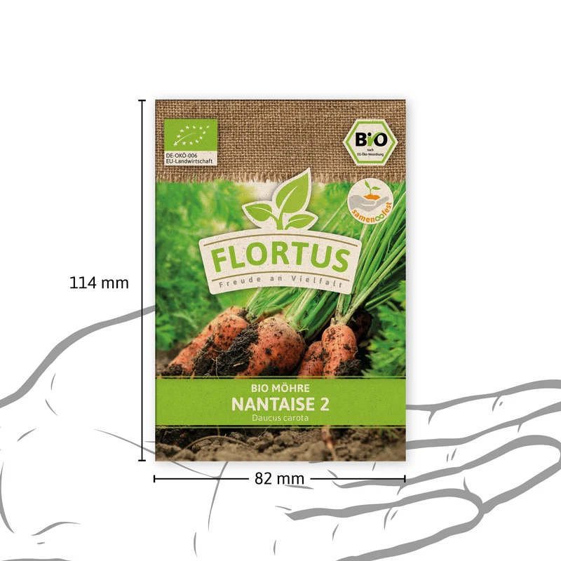 Möhre Nantaise 2 | BIO Möhrensamen von FLORTUS