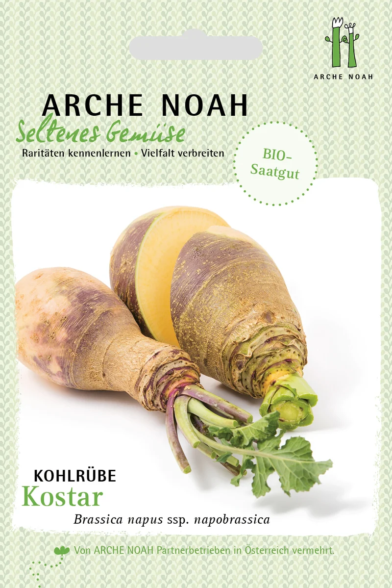 Kohlrübe Kostar | BIO Kohlrübensamen von Arche Noah [MHD 12/2026]