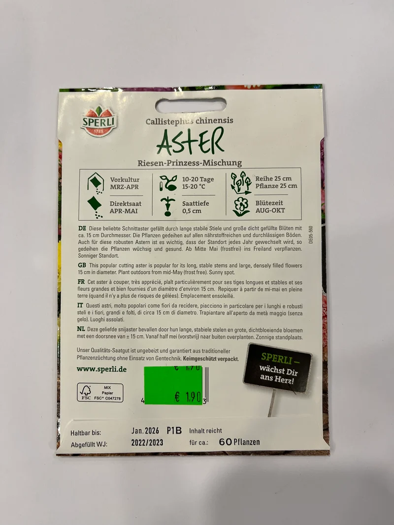 Astern Riesen-Prinzess-Mischung